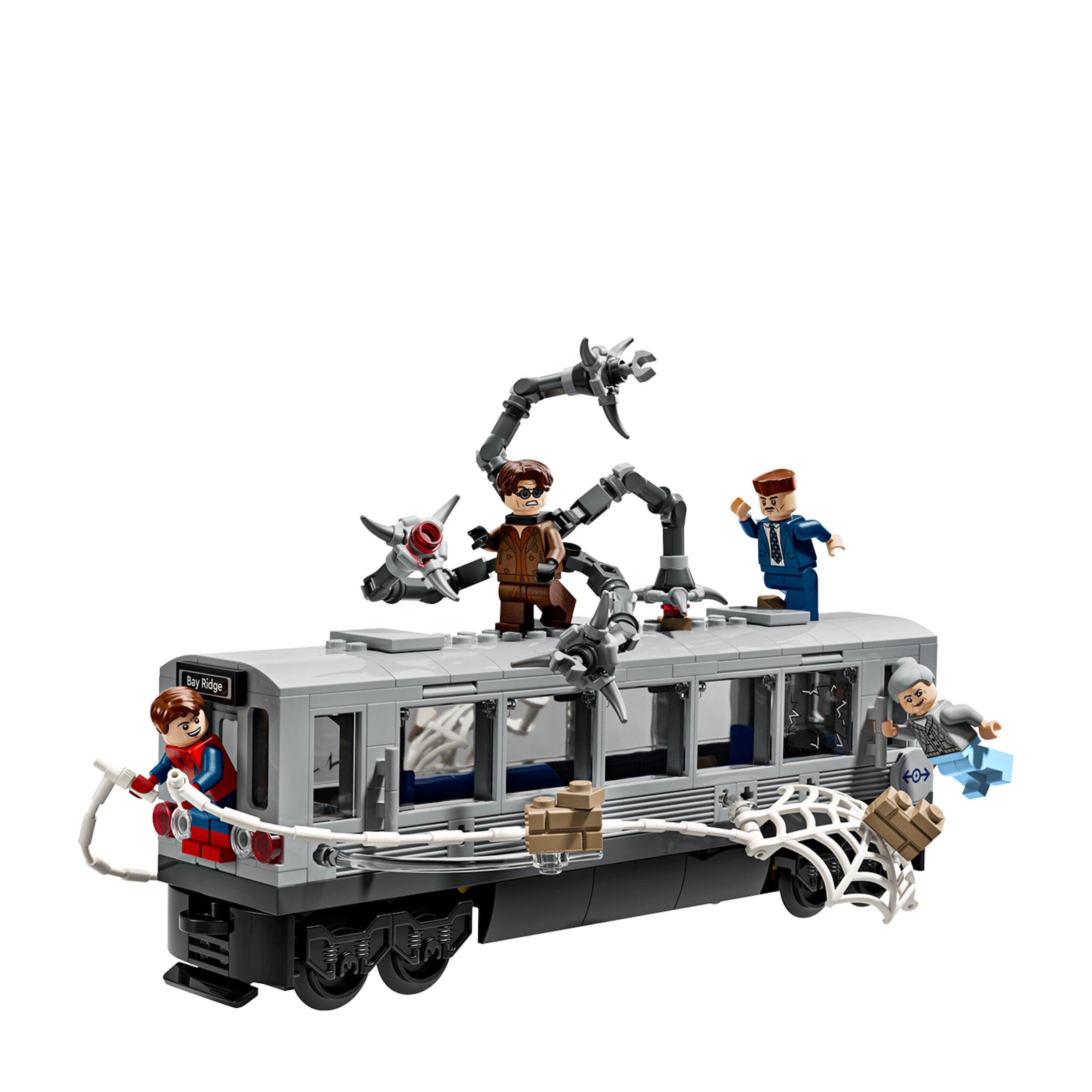 LEGO Marvel Spider-Man vs. Doc Ock Subway Train Scene 76321
