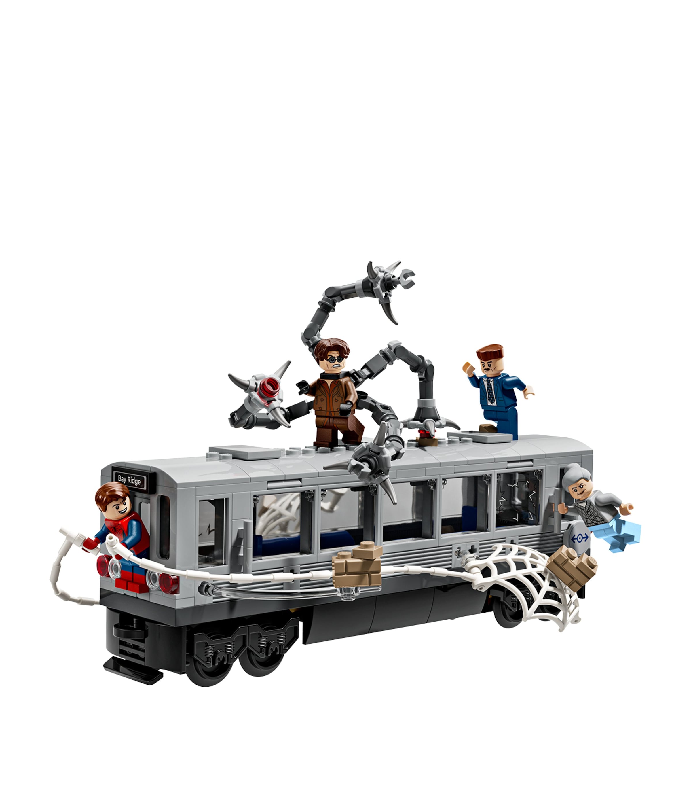 LEGO Marvel Spider-Man vs. Doc Ock Subway Train Scene 76321