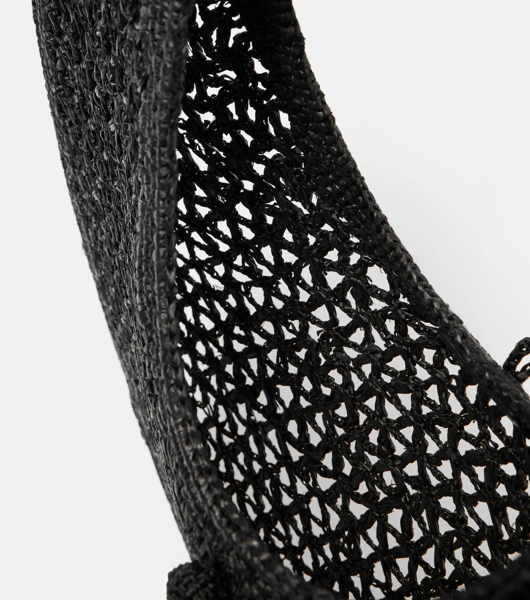 Jacquemus - Le Rond Spiaggia raffia tote bag