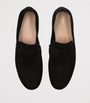 Black Soft Suede Loafers