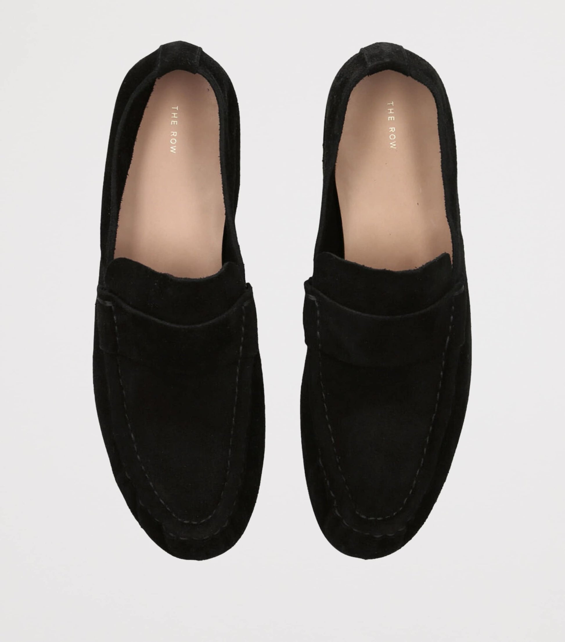 Black Soft Suede Loafers