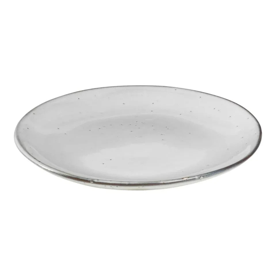 Broste Copenhagen - Nordic Sand Stoneware Plate | Light grey