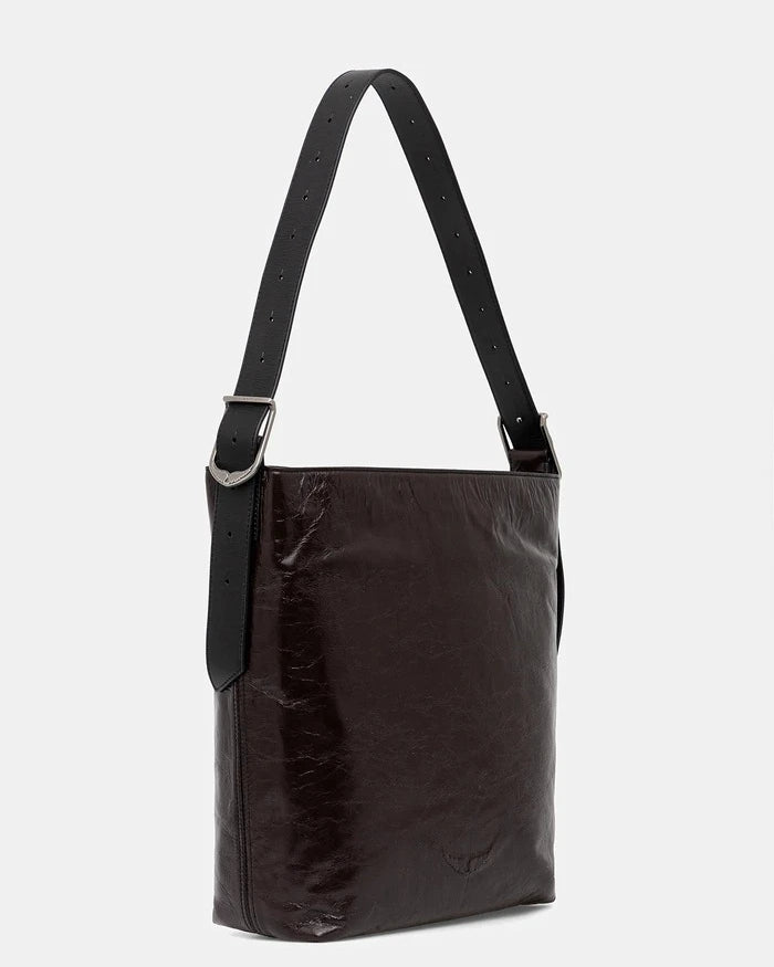 ZADIG&VOLTAIRE JANE HOBO VINTAGE PATENT Deri Çanta