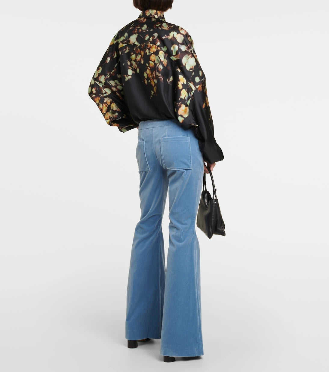 Dorothee Schumacher - Elegance Softness velvet flared pants