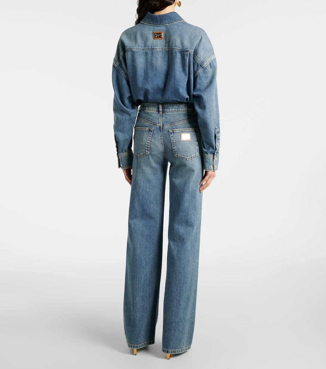 Dolce&Gabbana - High-rise wide-leg jeans