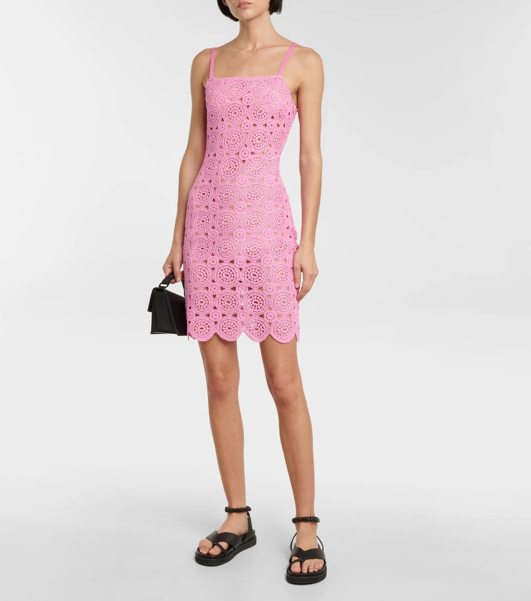 Rotate - Silke crochet slip dress