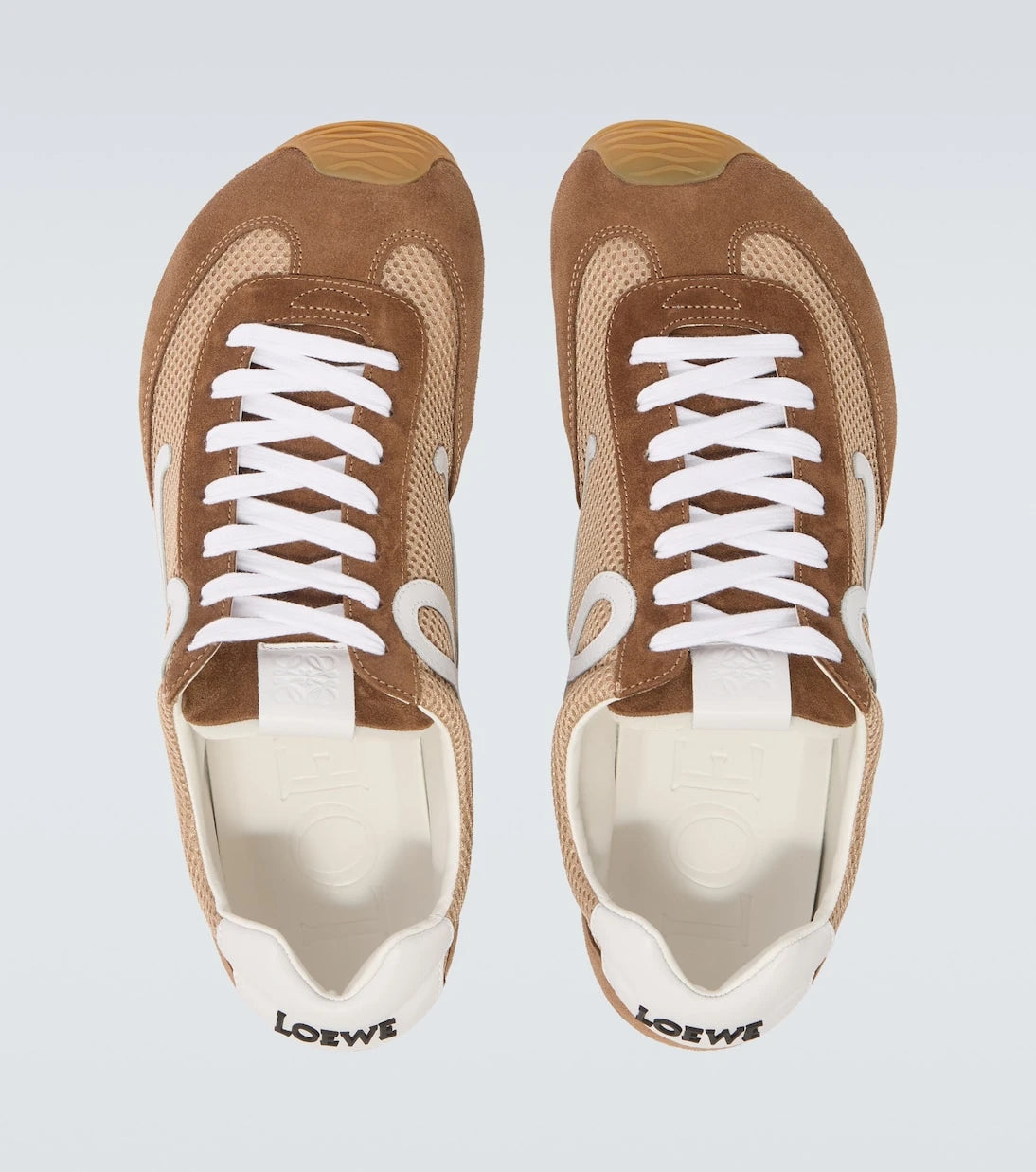 Loewe - Ballet Runner 2.0 suede-trimmed sneakers