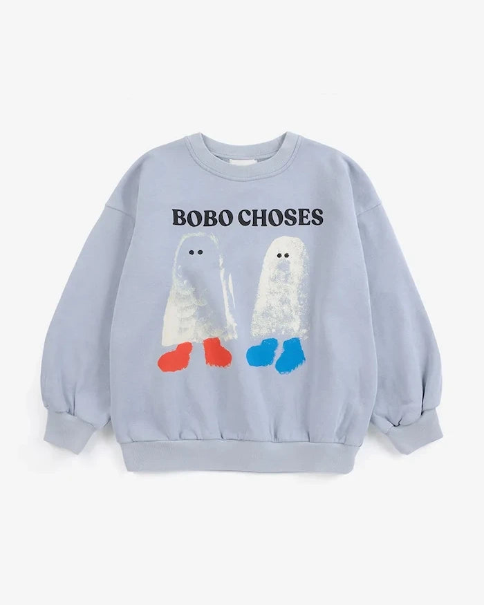 Bobo Choses Çocuk Pamuklu Sweatshirt Booty Ghosts