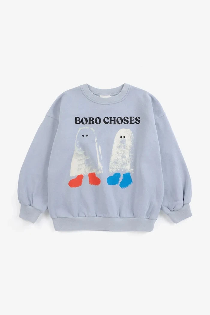 Bobo Choses Çocuk Pamuklu Sweatshirt Booty Ghosts