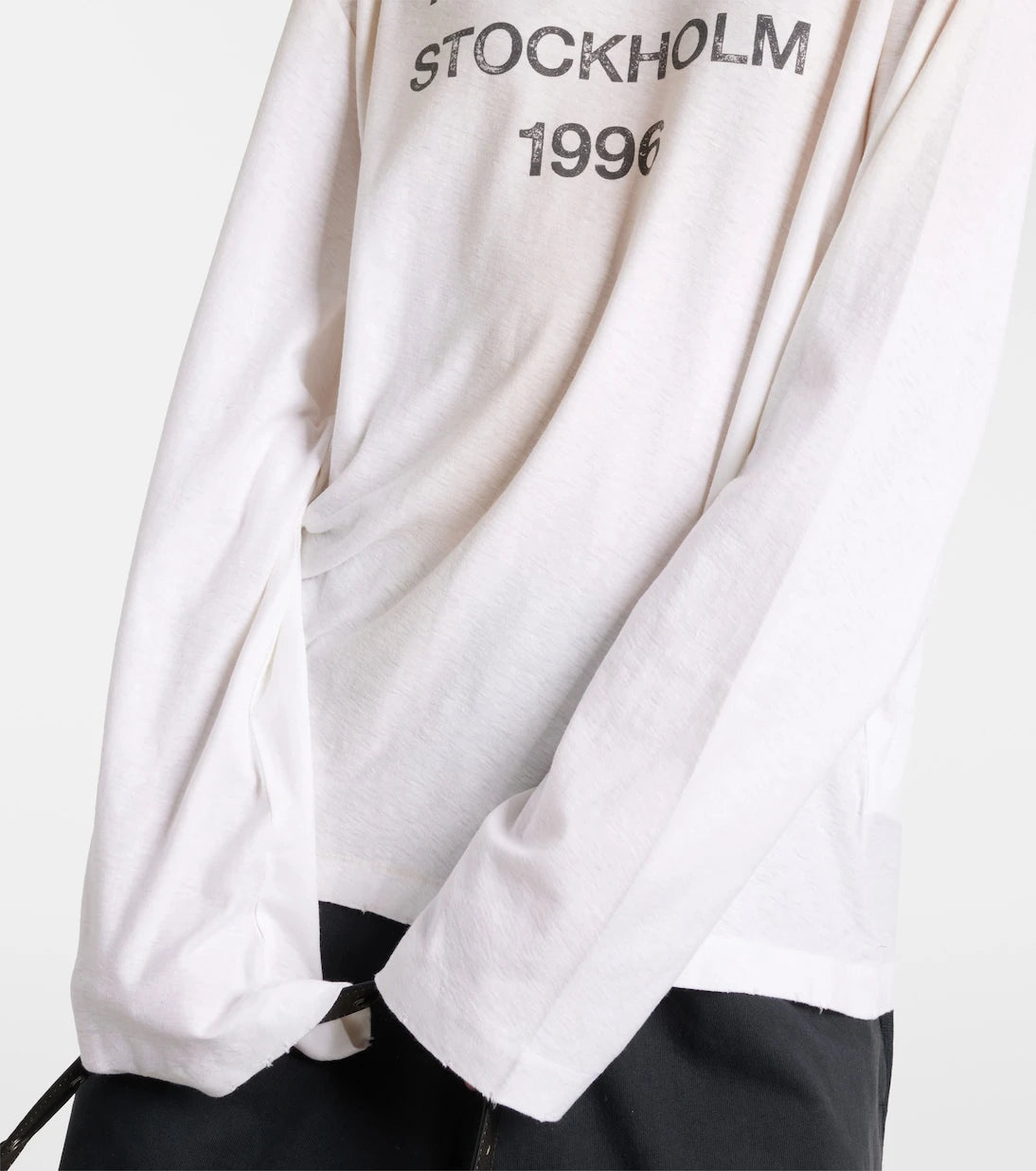 Acne Studios - Logo oversized cotton-blend T-shirt