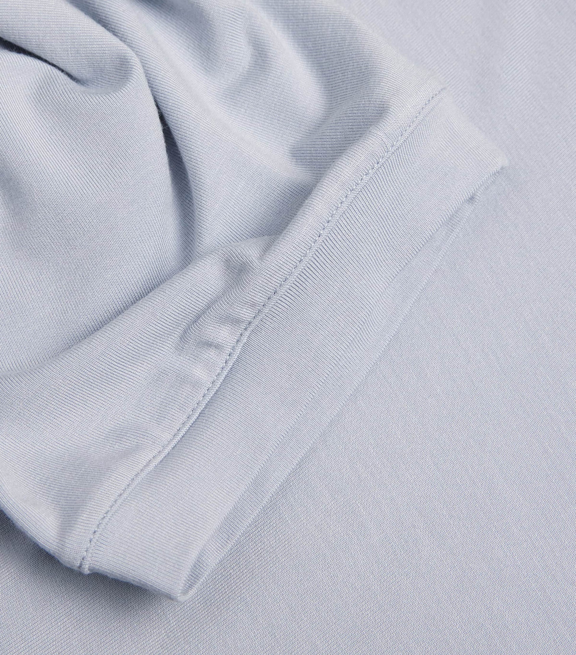 Blue Modal-Blend Henley Pyjama Set