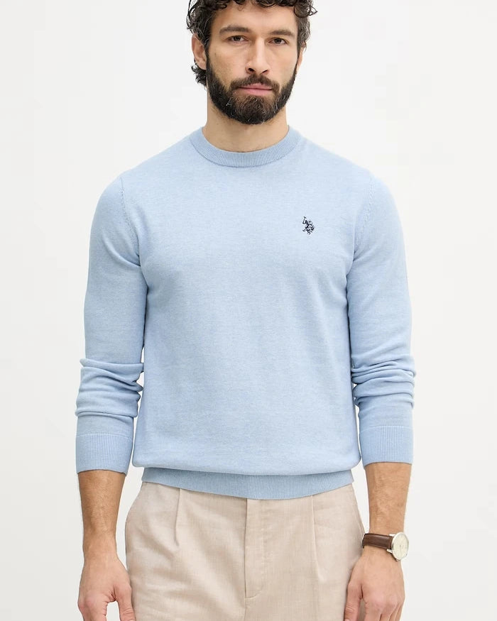 U.S. Polo Assn. Erkek Pamuklu Kazak DHM KNIT