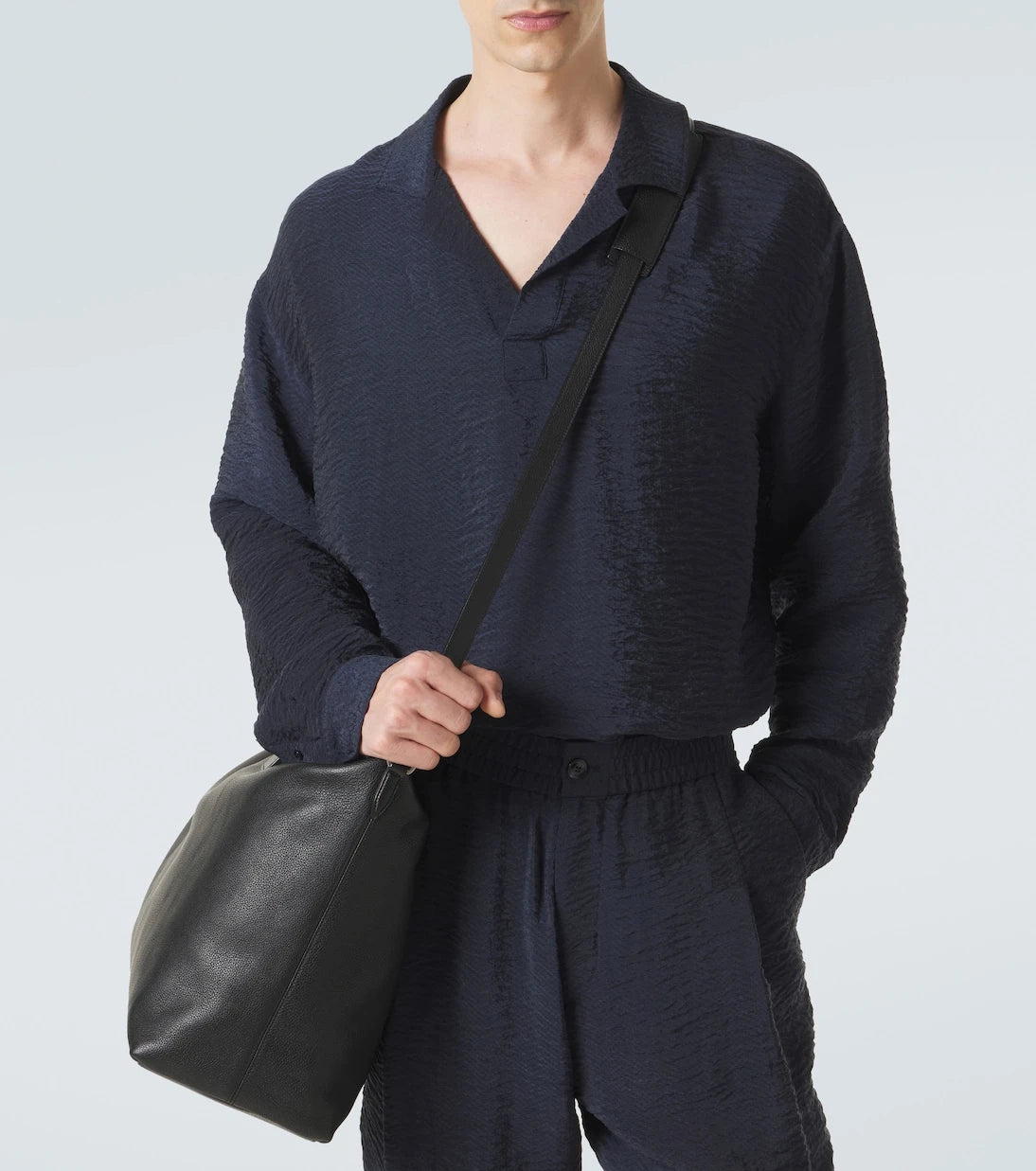 Giorgio Armani - Seersucker polo shirt