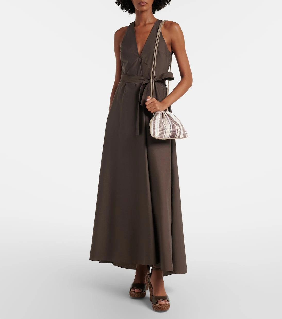 Brunello Cucinelli - Mellow Small striped crossbody bag