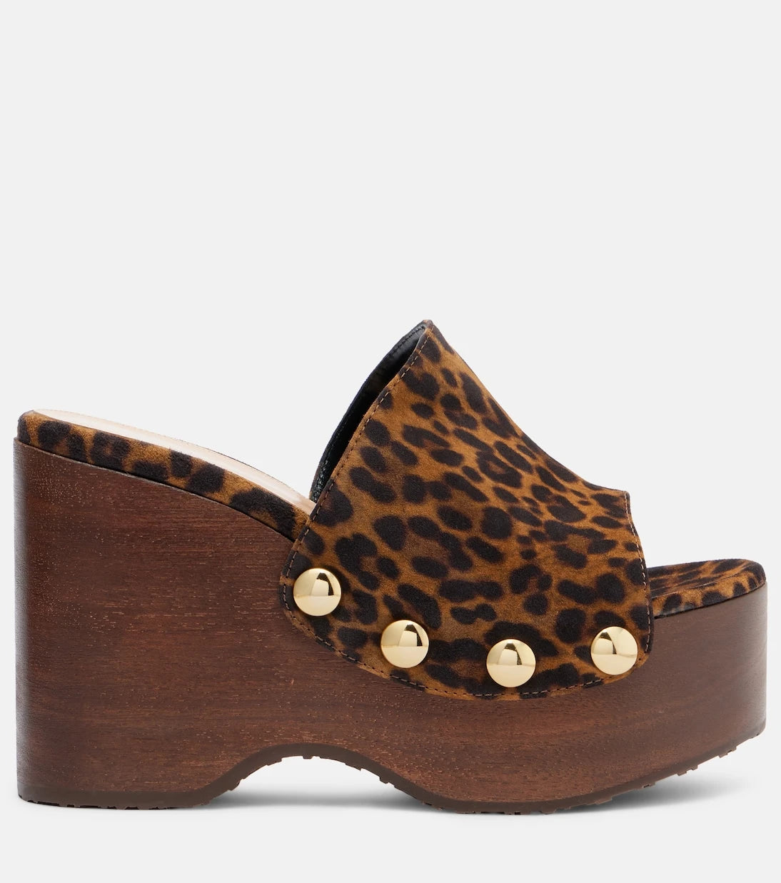 Gianvito Rossi - Ardéa leopard-print suede wedge mules