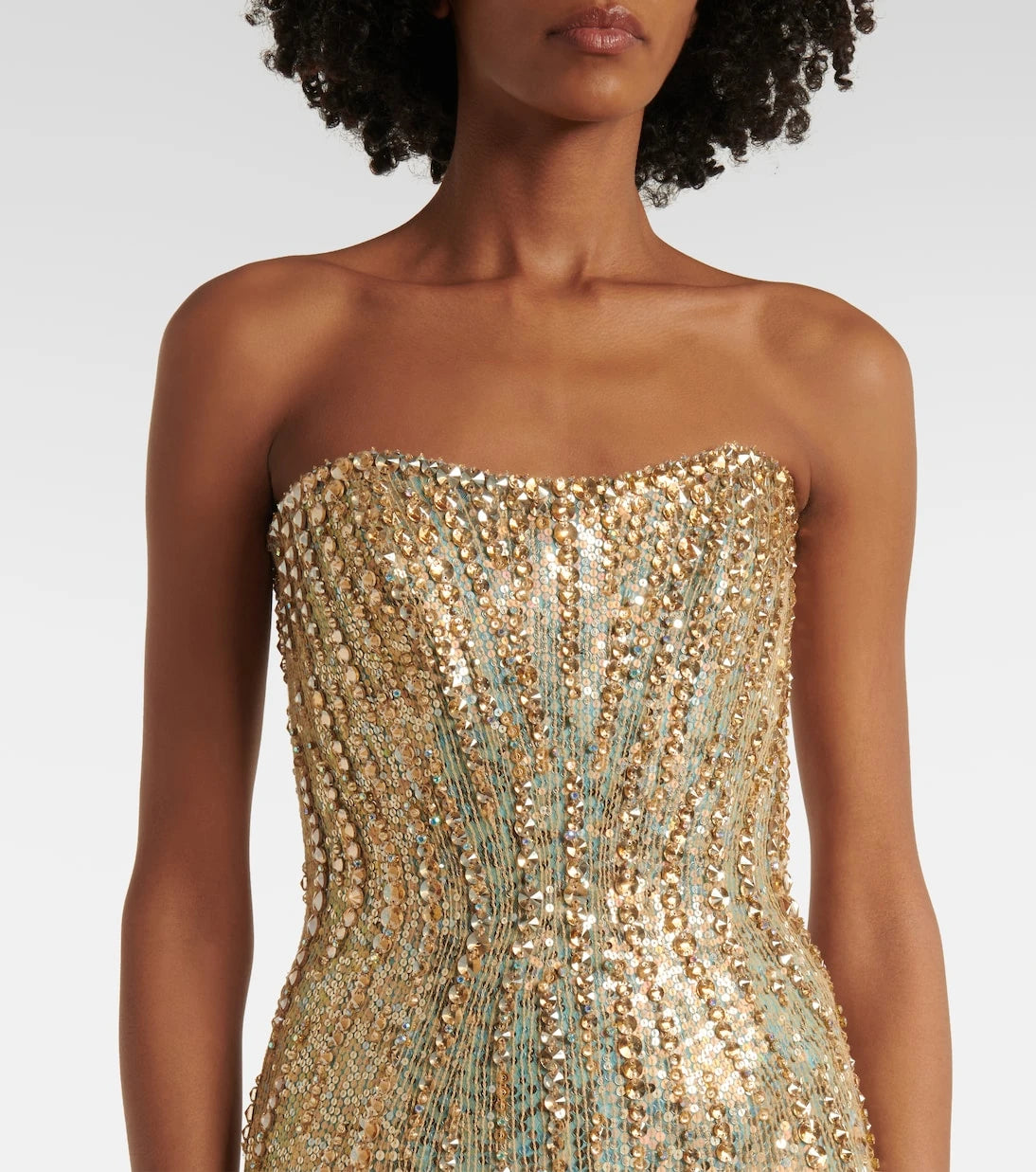 Jenny Packham - Sarai sequined strapless gown