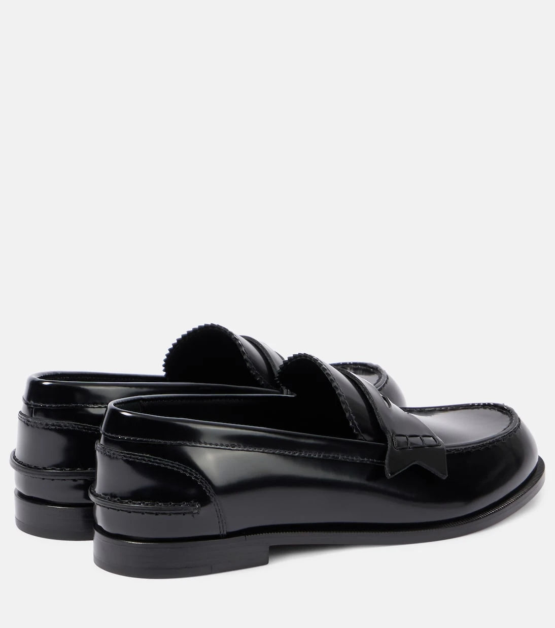 Christian Louboutin - Penny leather loafers