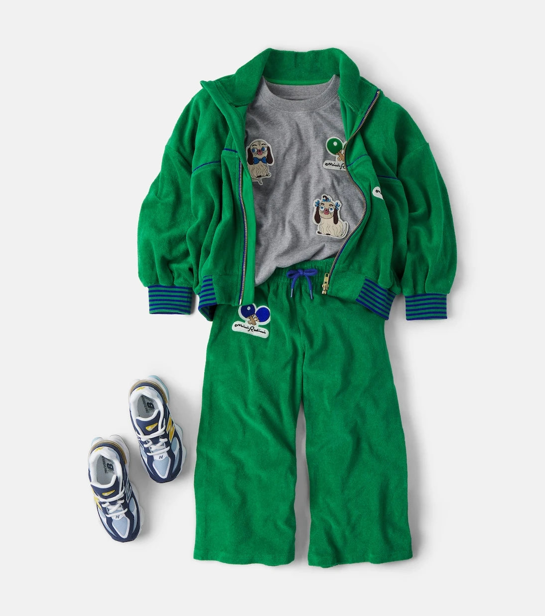 Mini Rodini - Minibabies patch-appliqué jersey T-shirt