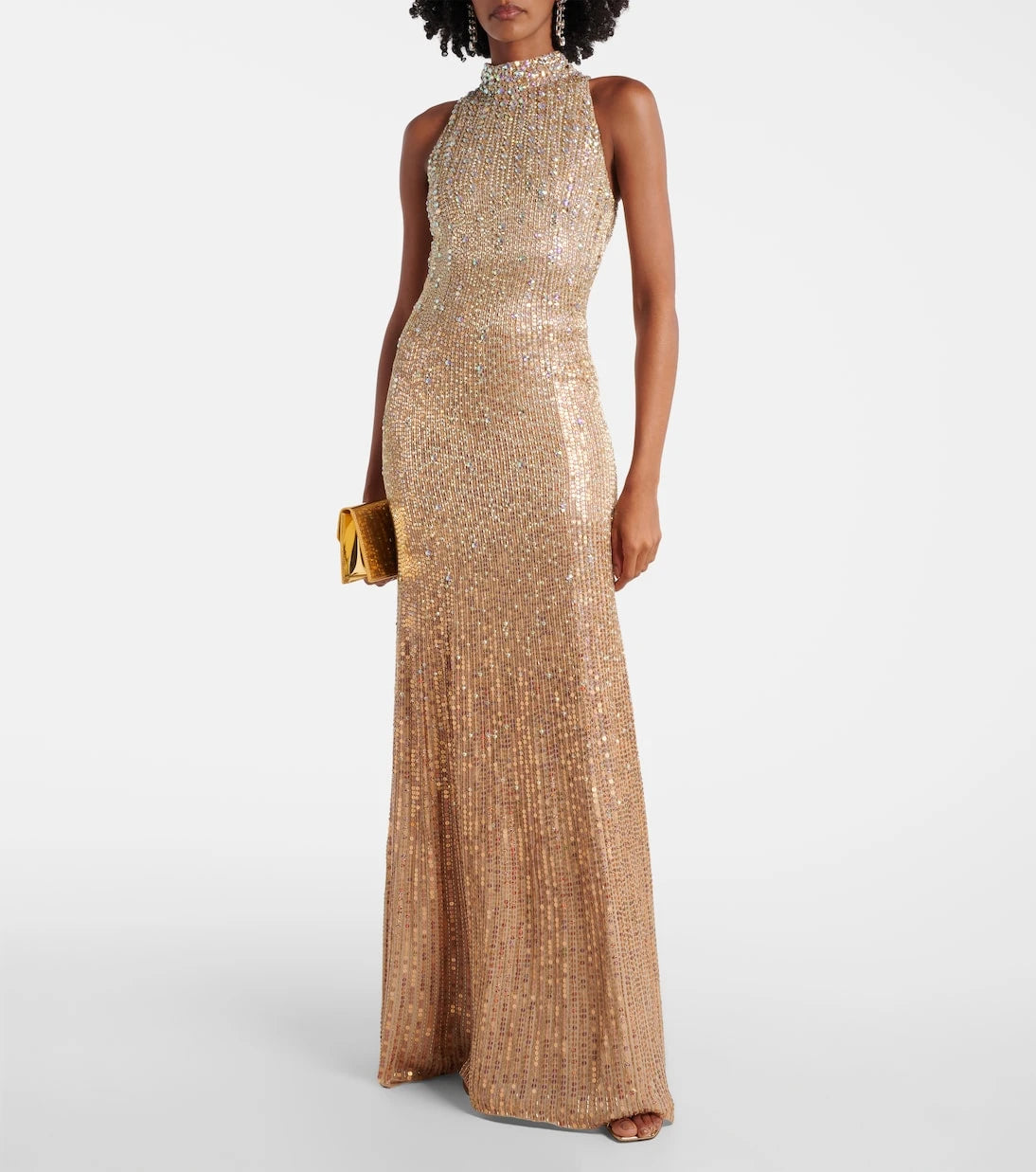 Jenny Packham - Benue embellished silk gown
