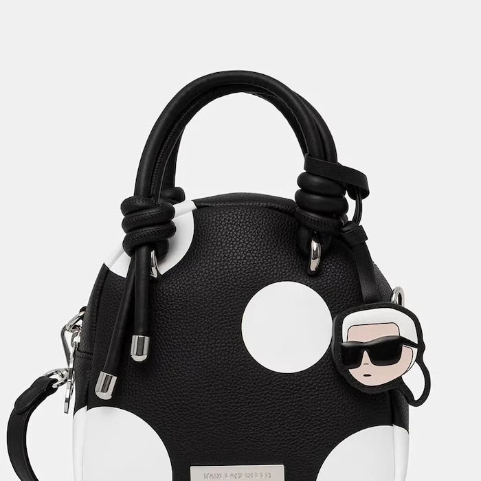 Karl Lagerfeld kadın crossbody çanta, suni deri, IKON