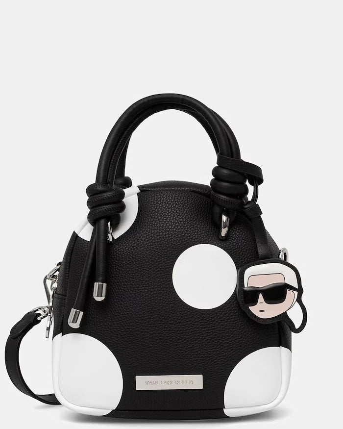 Karl Lagerfeld kadın crossbody çanta, suni deri, IKON