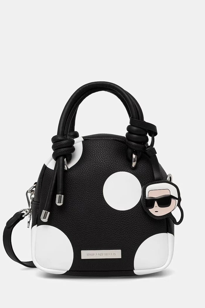Karl Lagerfeld kadın crossbody çanta, suni deri, IKON