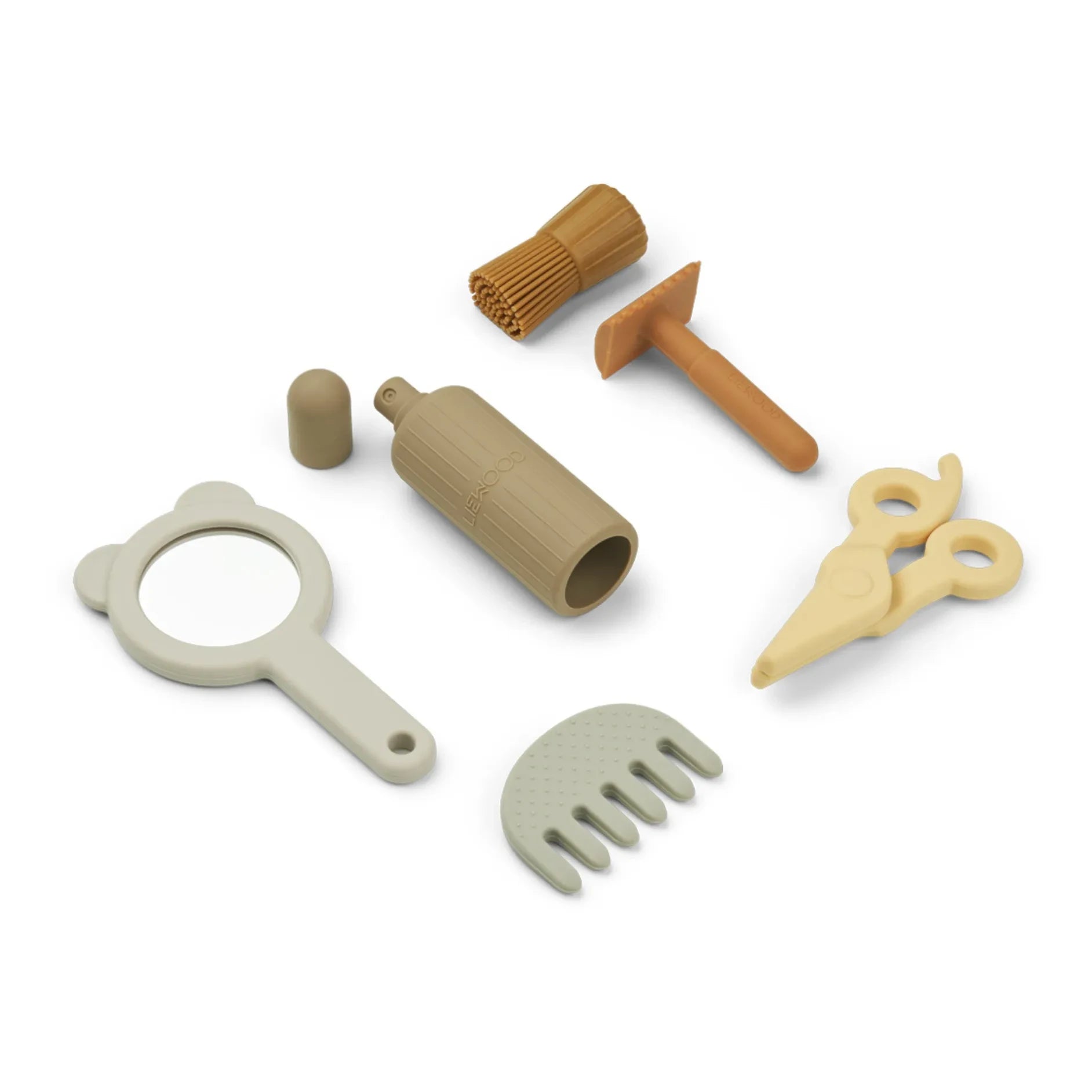 Liewood - Freddie Silicone Barber Set | Nude