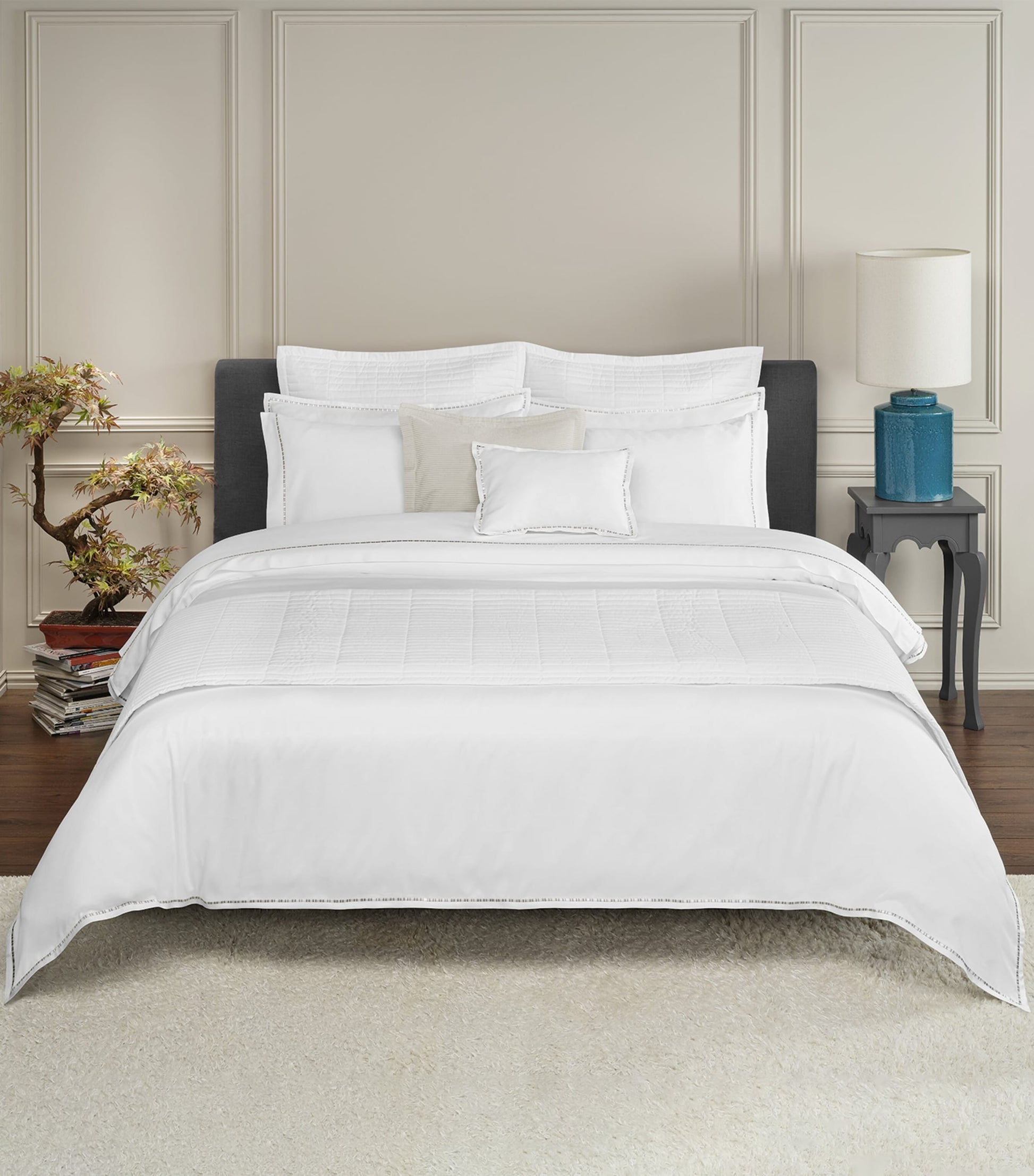 Cotton-Blend Nirvana Super King Flat Sheet (300cm x 265cm)