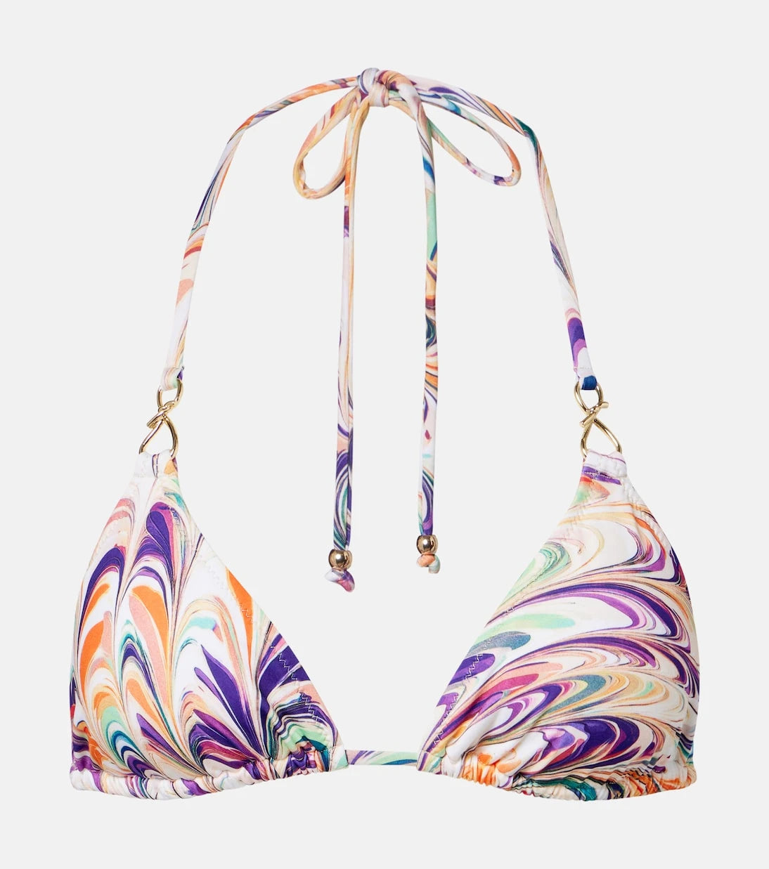 Alexandra Miro - Leoni printed triangle bikini top