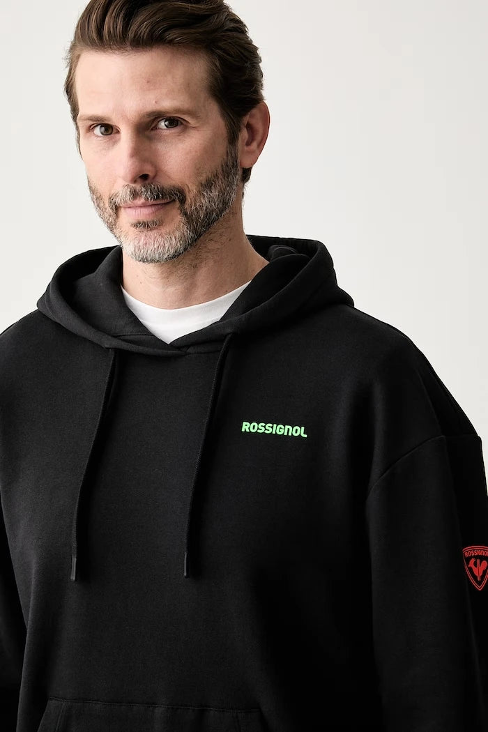 Rossignol erkek pamuklu kapüşonlu sweatshirt