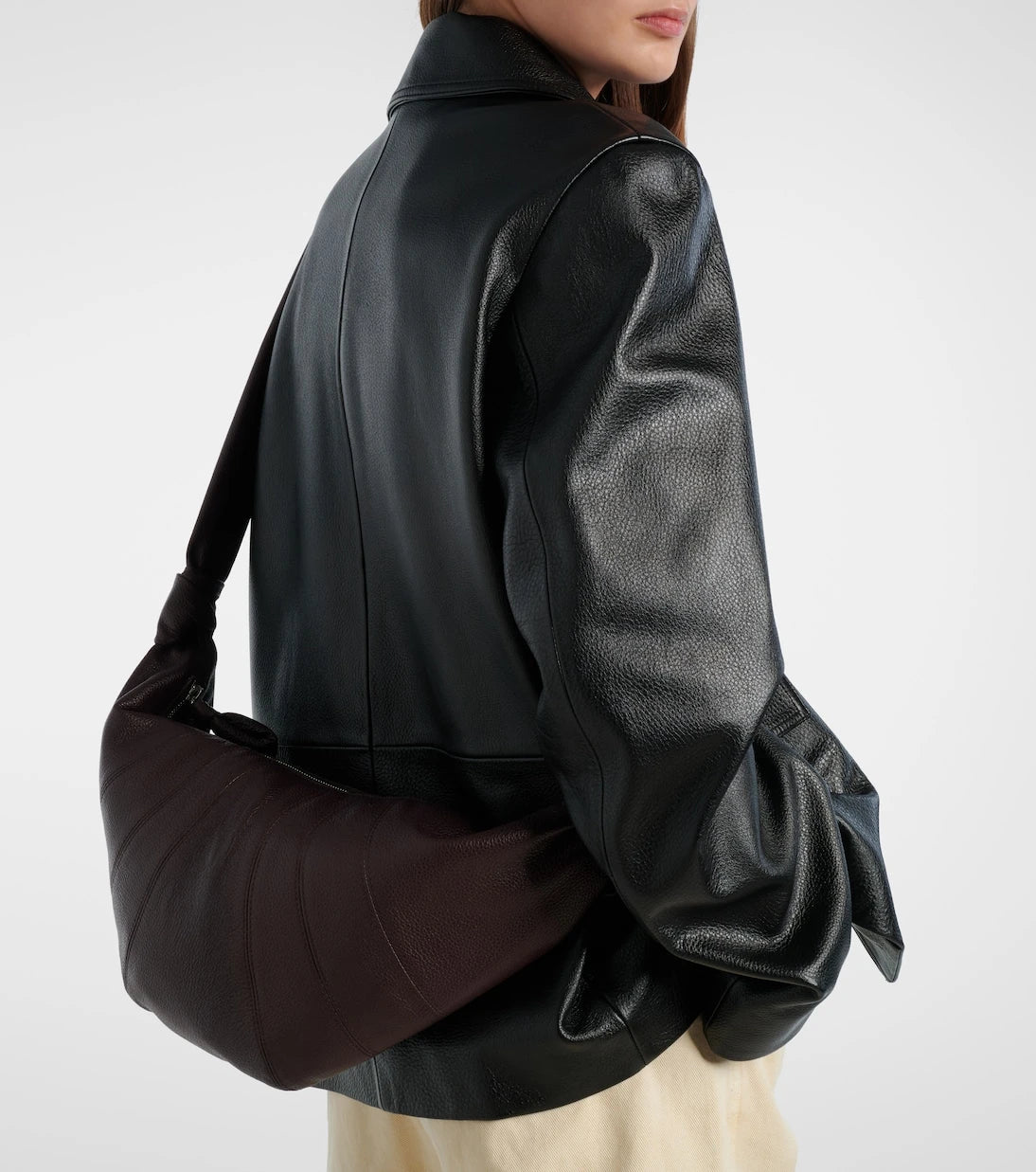 Lemaire - Croissant Medium leather shoulder bag