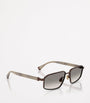Brunello Cucinelli Titanium Rectangle Jarama Sunglasses