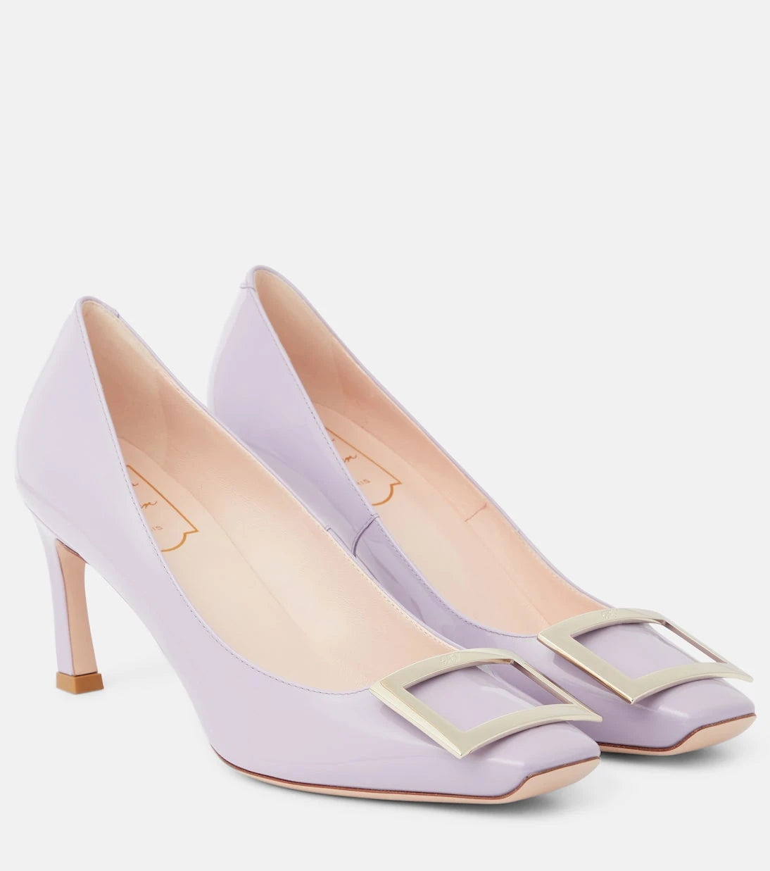 Roger Vivier - حذاء "Trompette 70" من الجلد اللامع