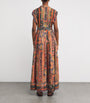 Orange Silk Melissa Maxi Dress