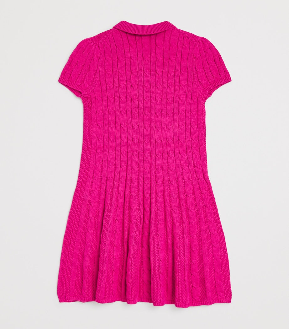 Cotton Cable-Knit Dress (2-6 Years)