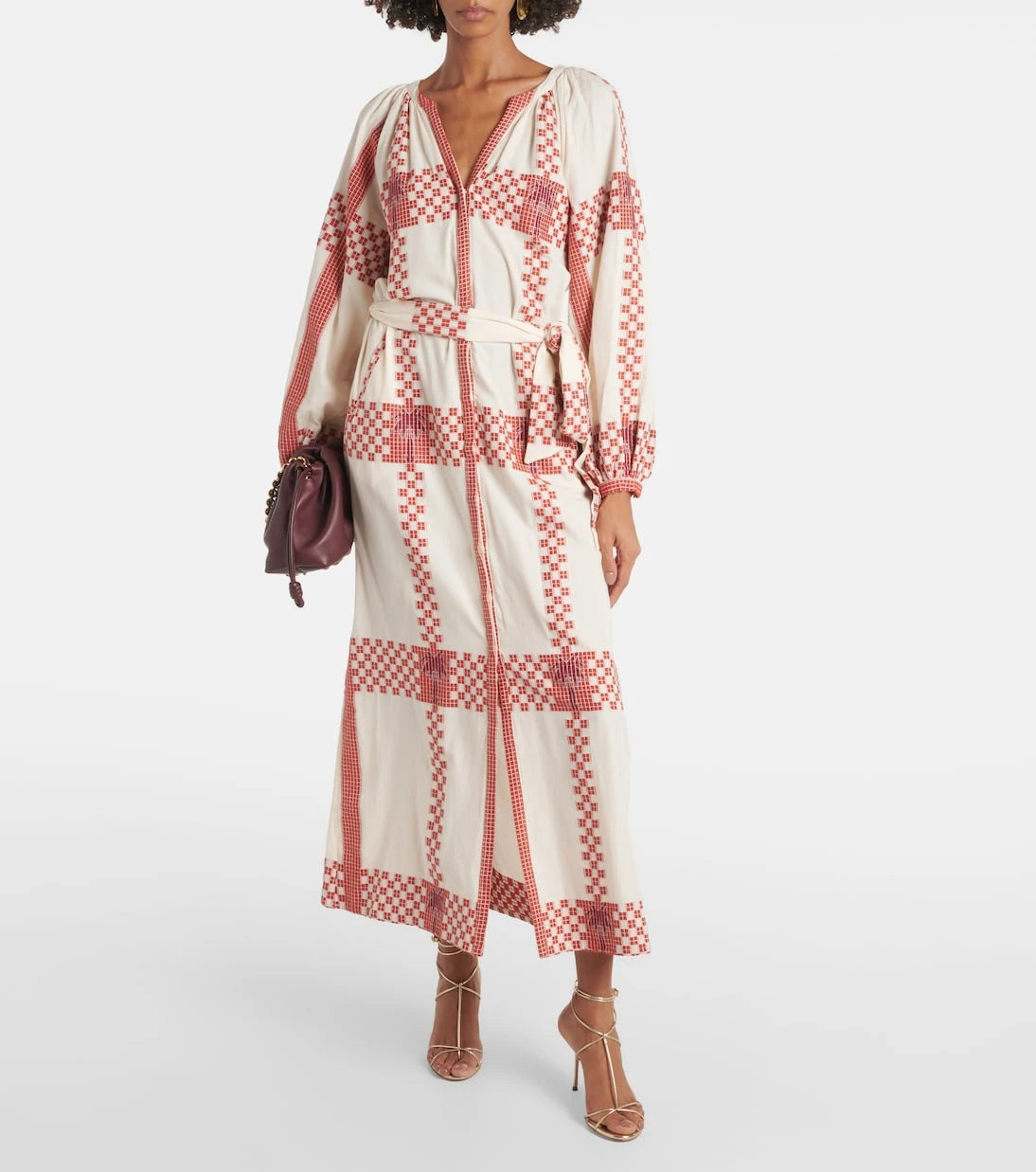 Johanna Ortiz - Printed cotton midi dress