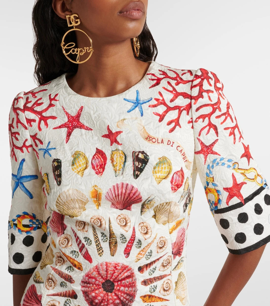 Dolce&Gabbana - Capri printed minidress