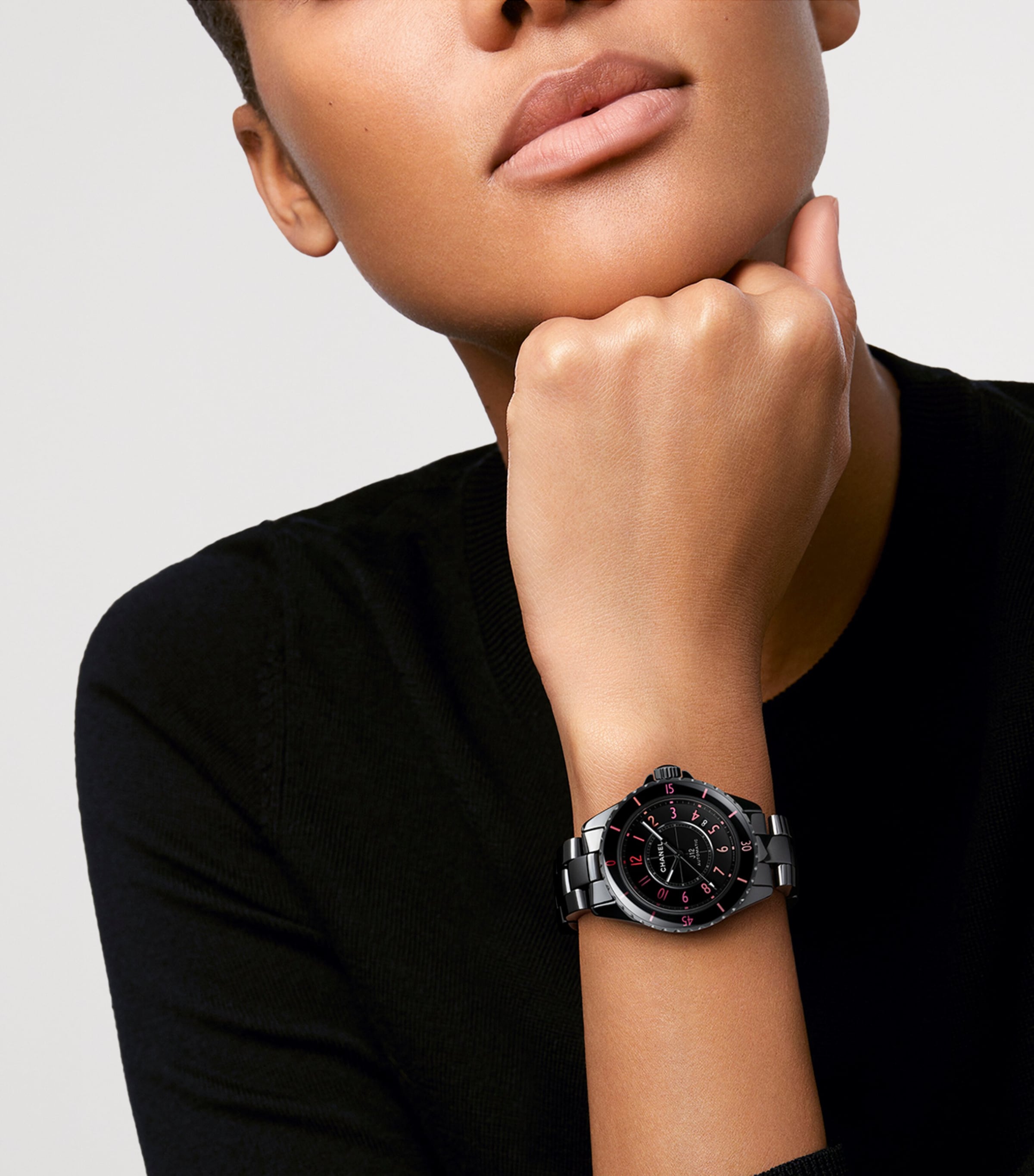 Ceramic and Steel J12 Blush Calibre 12.1 Watch 38mm