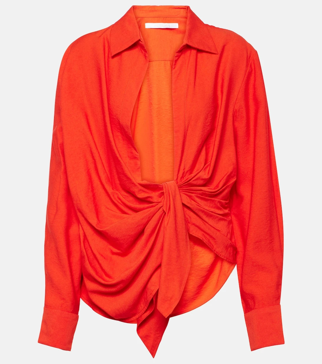 Jacquemus - La Chemise Bahia gathered shirt