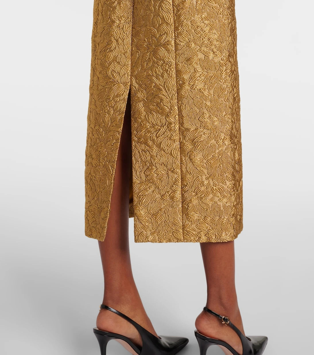 Markarian - Farrah floral brocade midi dress