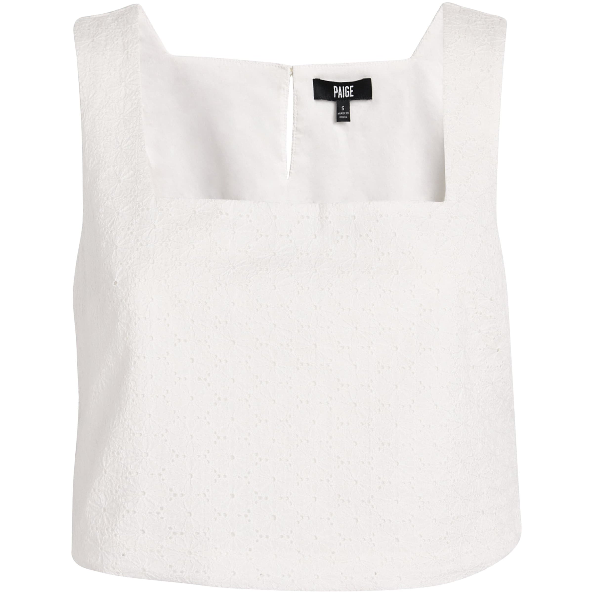 Cotton Aelita Crop Top WHITE