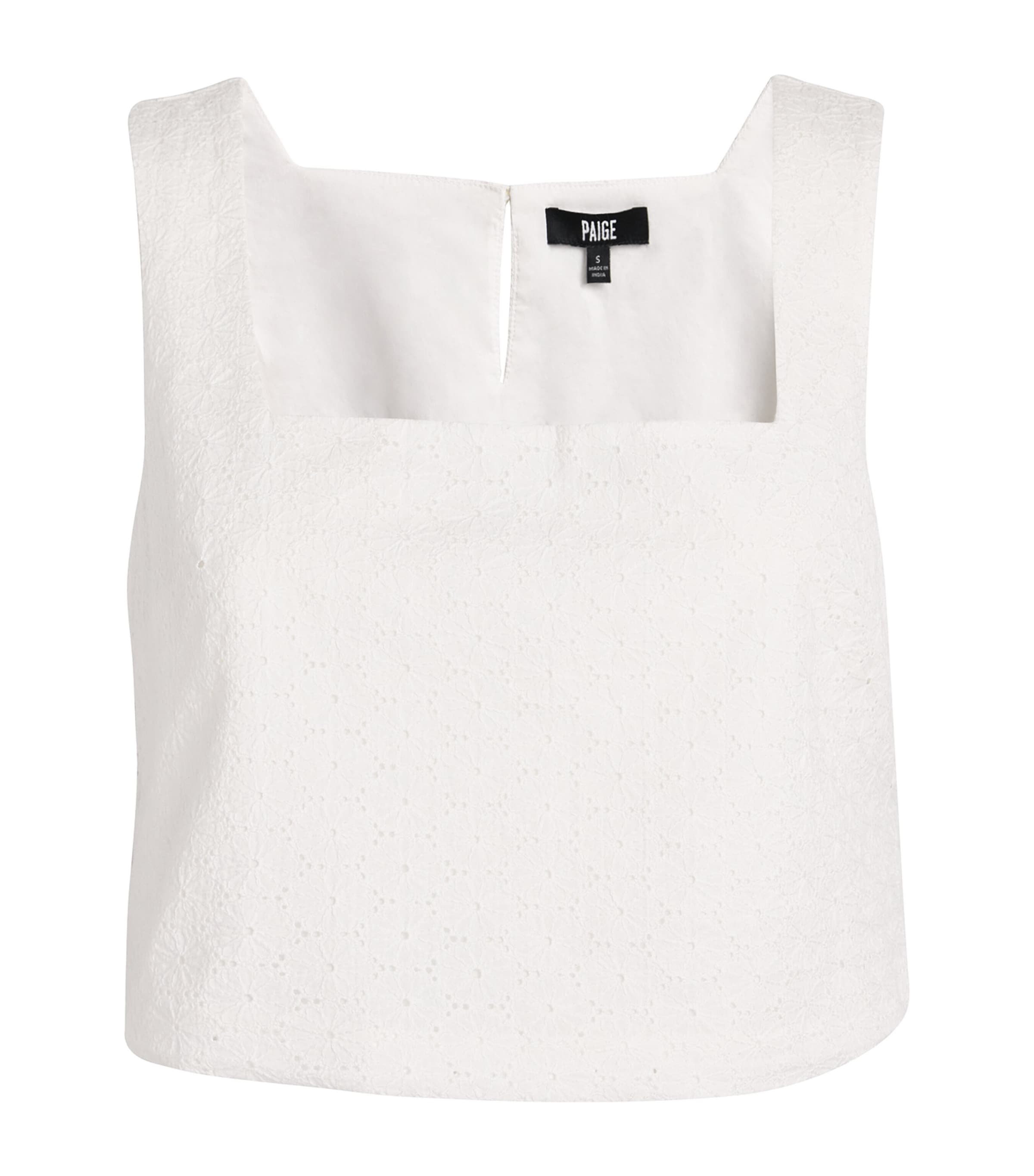 Cotton Aelita Crop Top WHITE