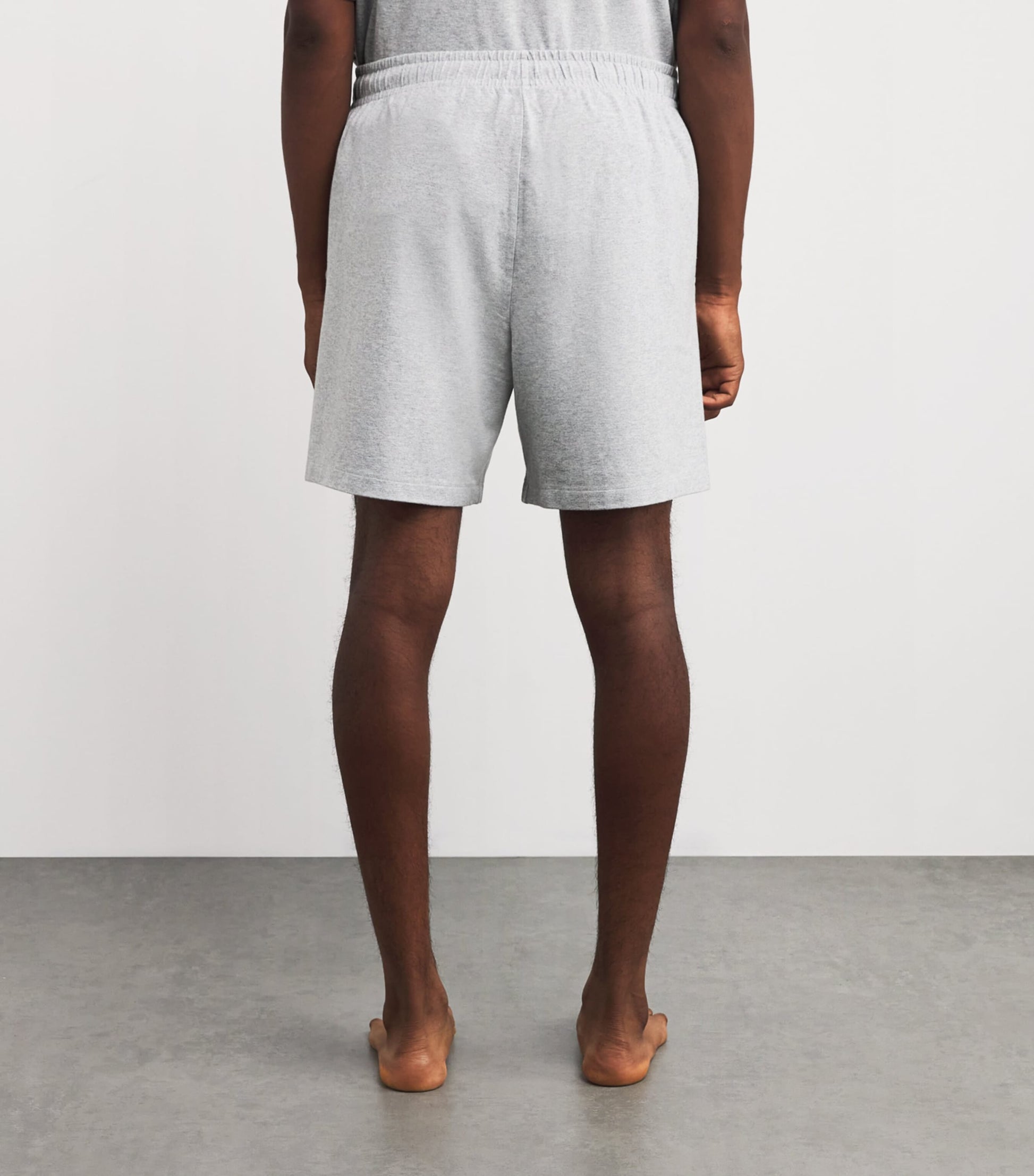 Cotton-Blend Lounge Sweatshorts HEATHER GREY