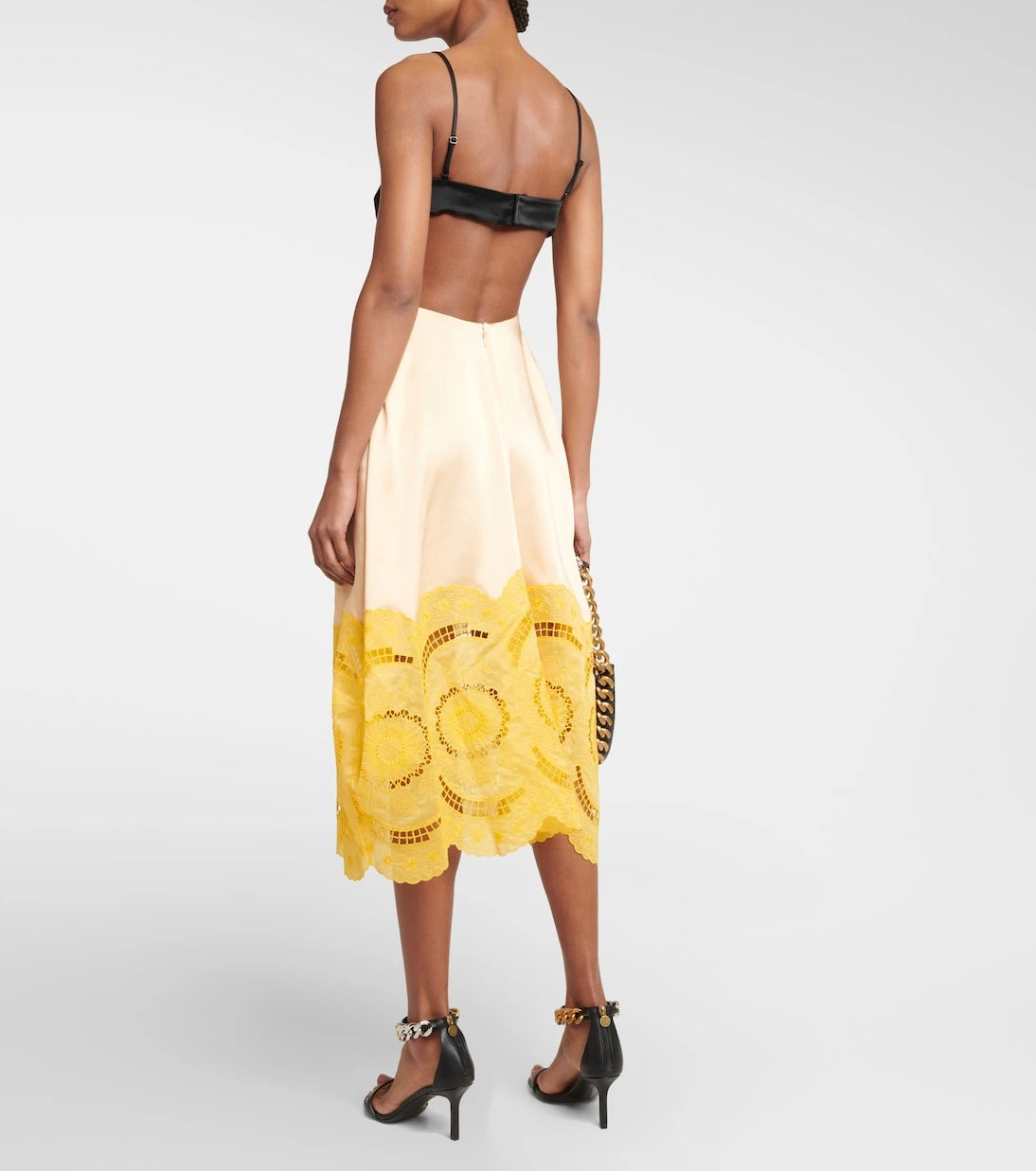 Stella McCartney - Embroidered cutout gown