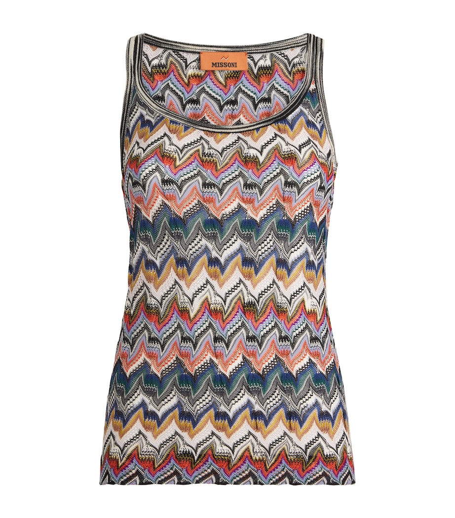 Multi Zigzag Tank Top