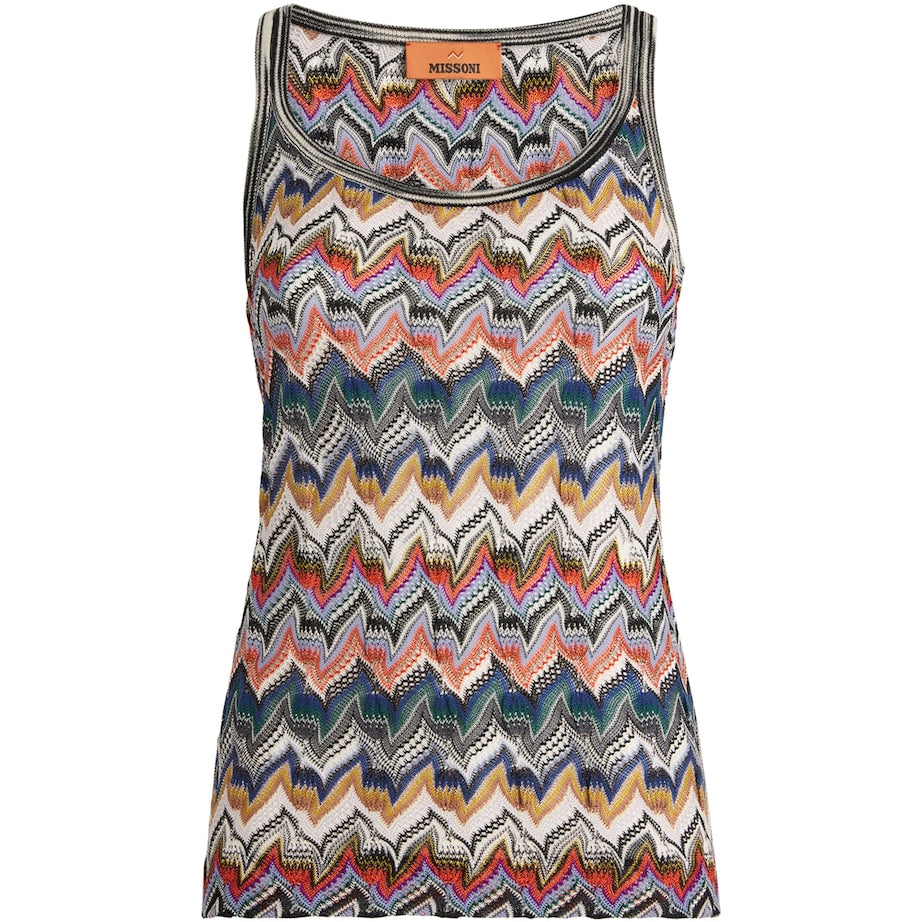 Multi Zigzag Tank Top