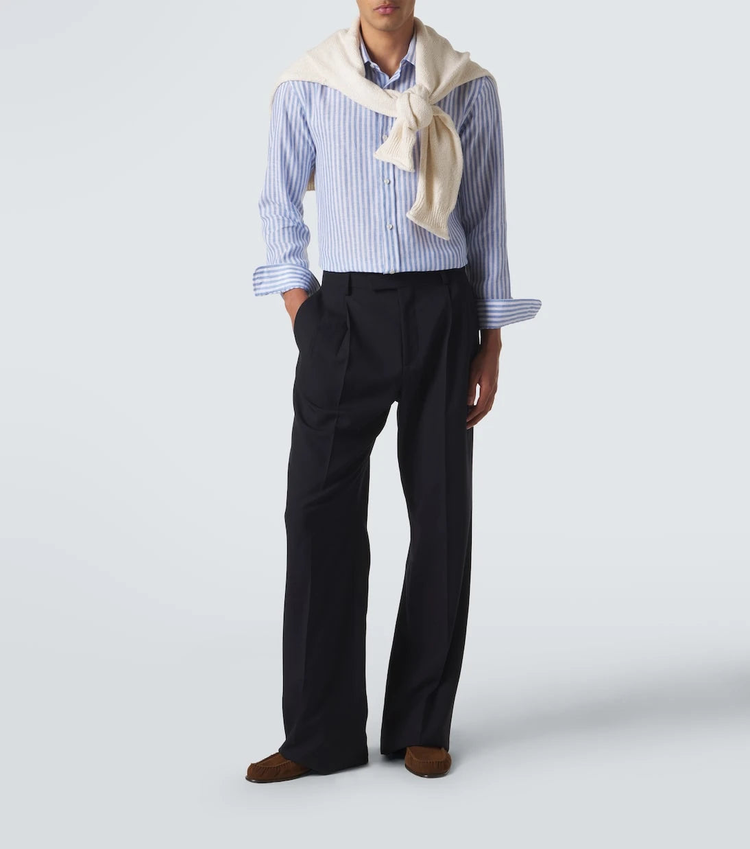 Charvet - Striped linen shirt