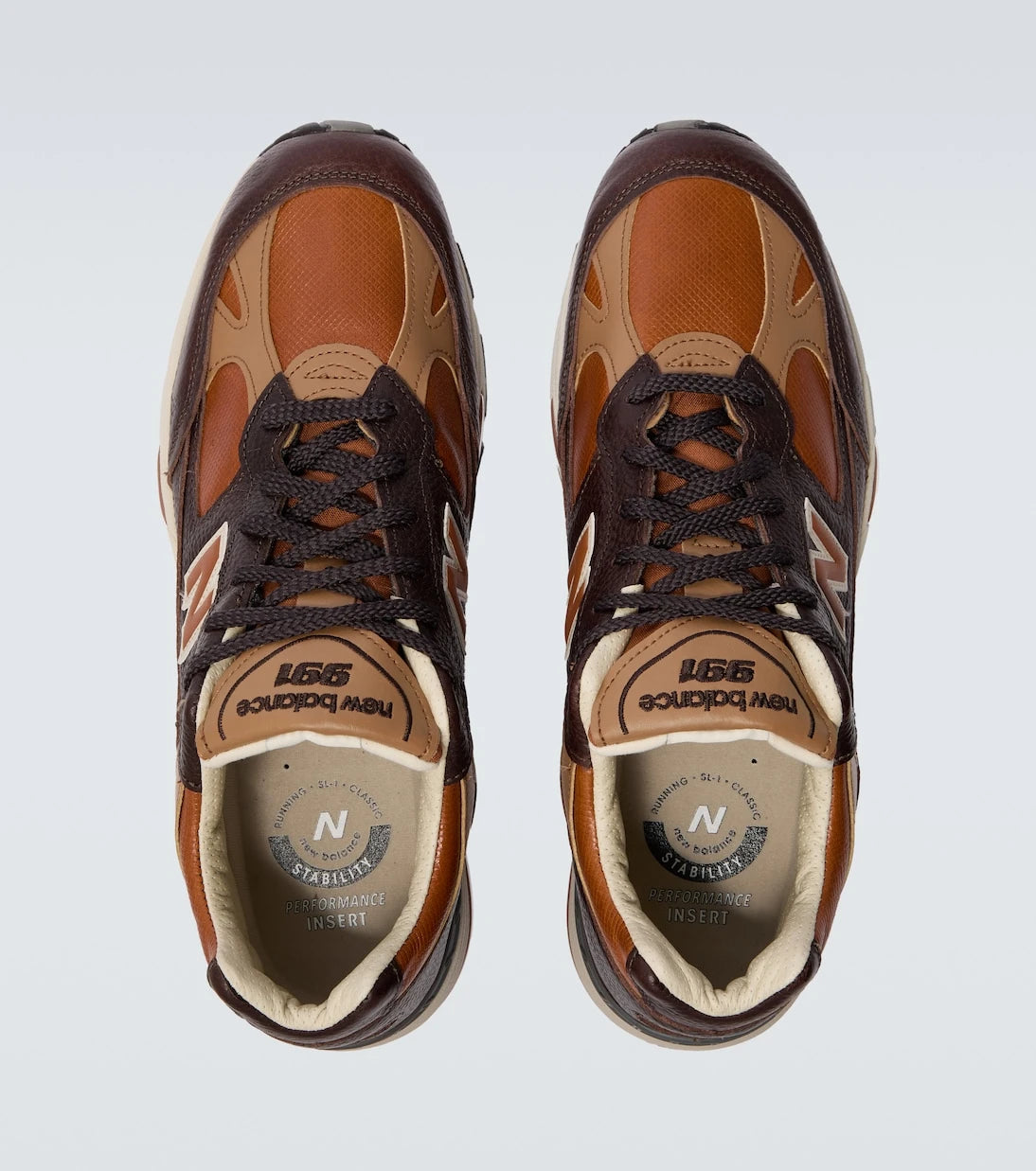 New Balance - Made In UK 991v1 leather sneakers