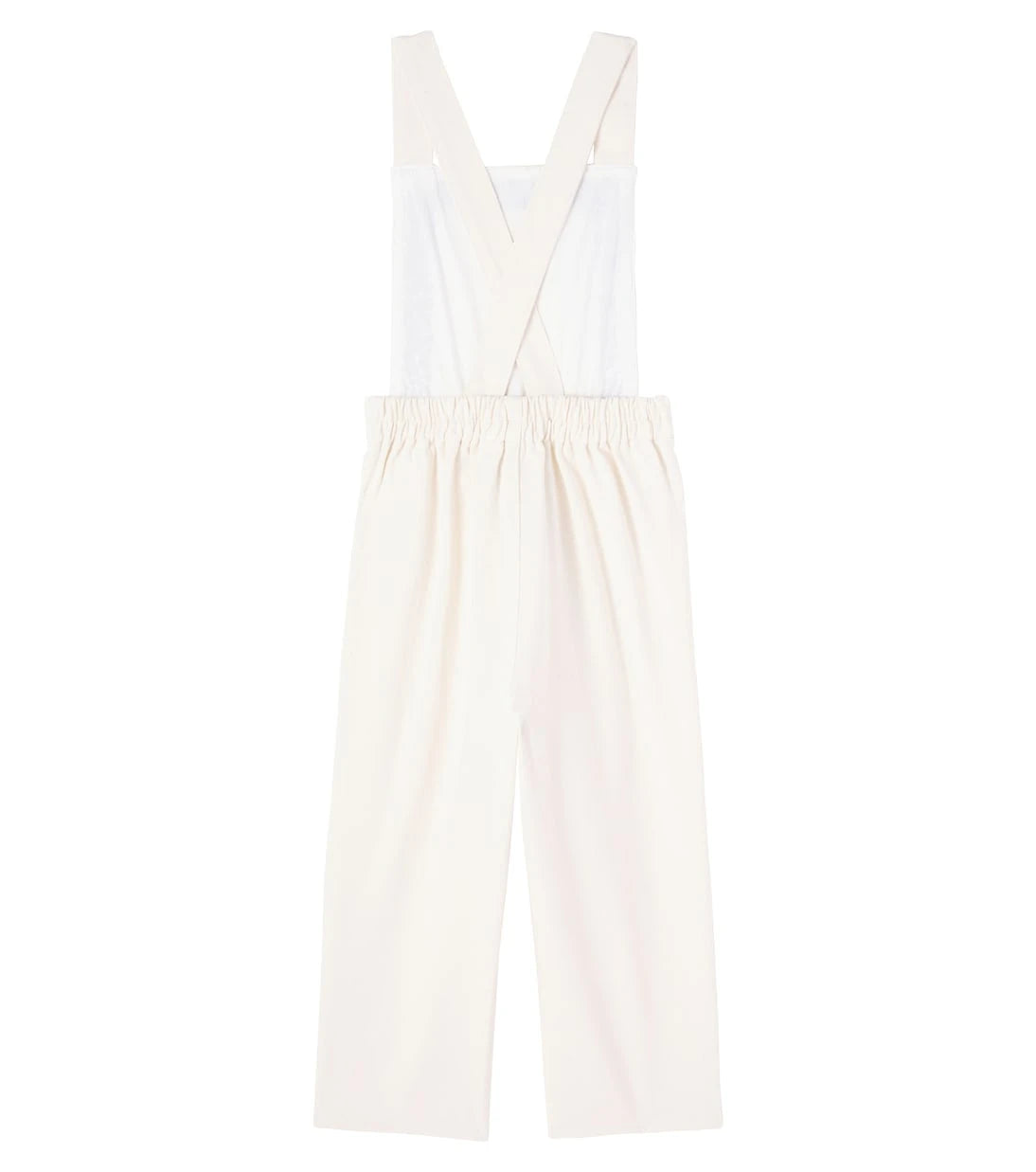 The New Society - Tamara embroidered denim overalls