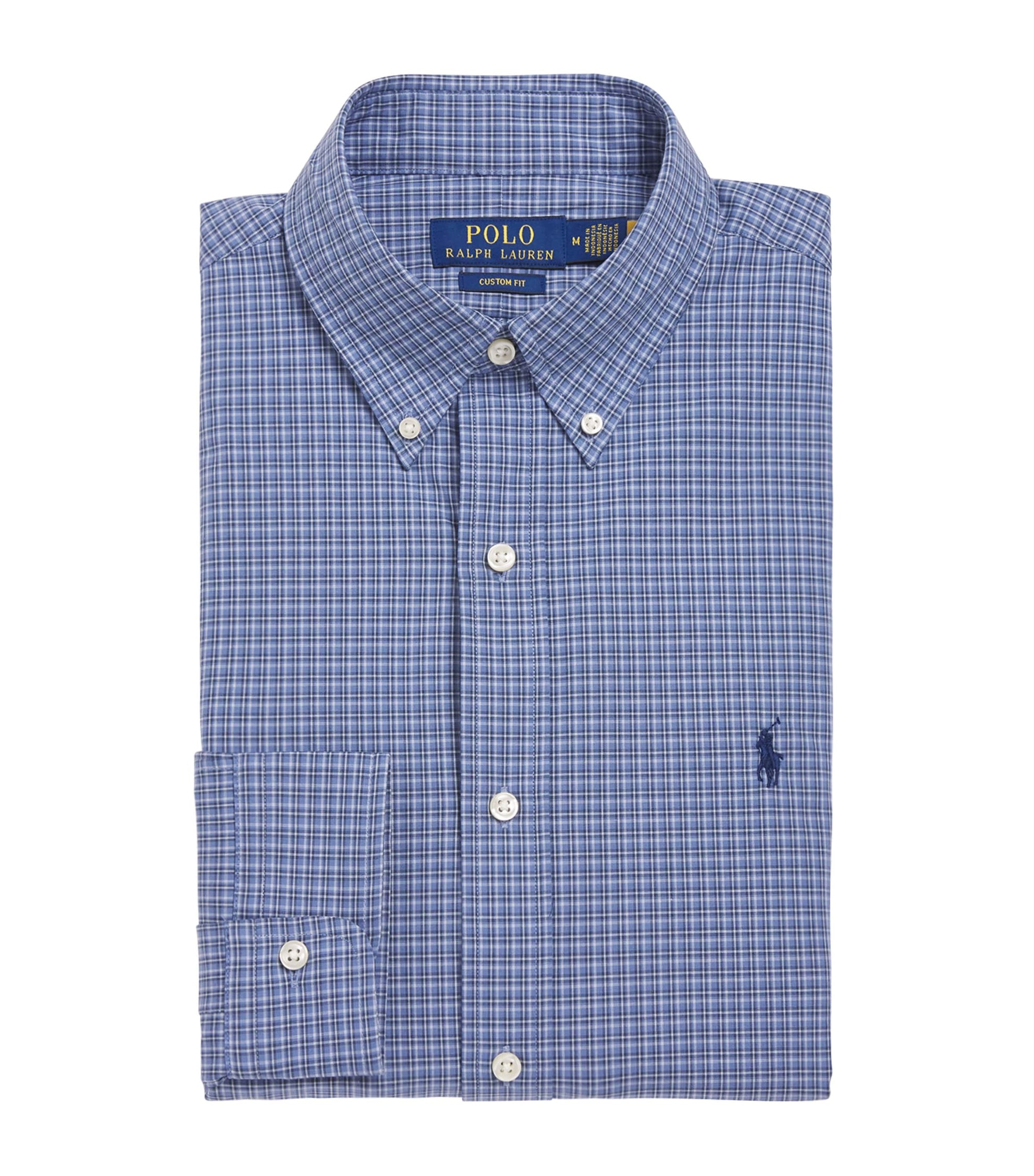 Cotton Poplin Check Shirt